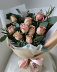 Charlotte - Cappucino roses Bouquet
