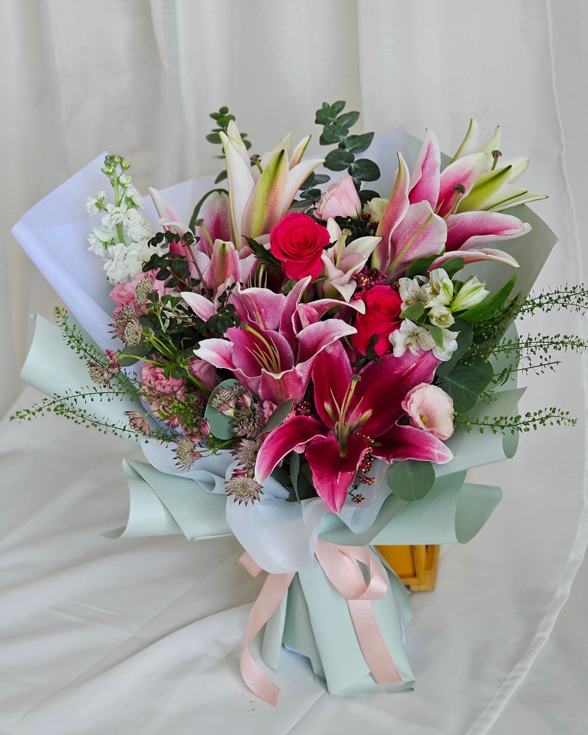 Lily Love - Pink Lilies Bouquet