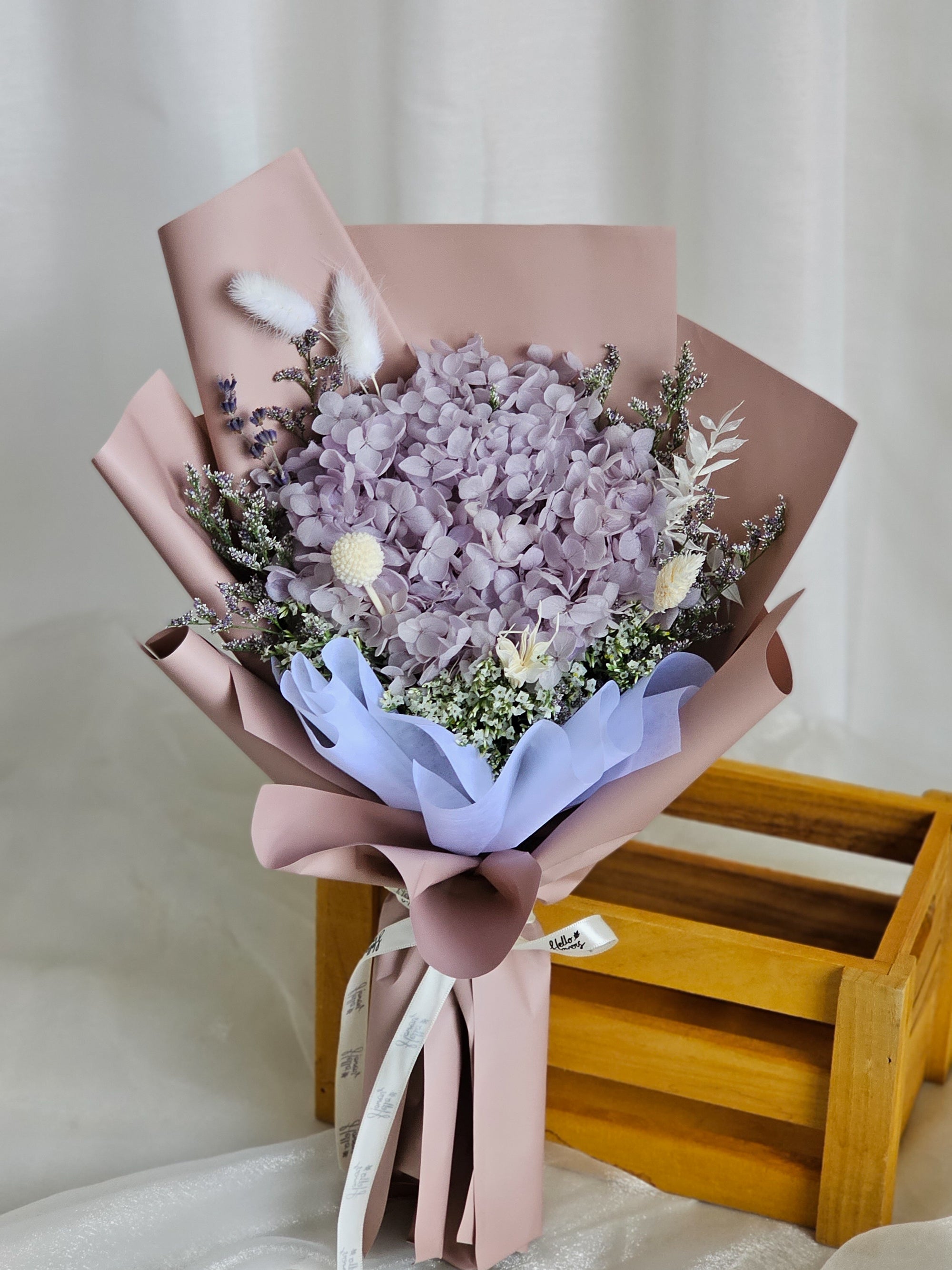 bouquet of Lilac Hydrangeas