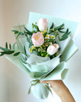 Thea - Tulips and Tanacetum Daisy Bouquet