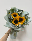 Sol Mini Bouquet - Sunflower & Tanacetum Bouquet