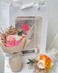 A Little Gesture of Love - Mini Preserved Bouquet with Carrier Box and Bag