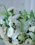 [2 days Advanced Order] Laura - White Lilies Bouquet