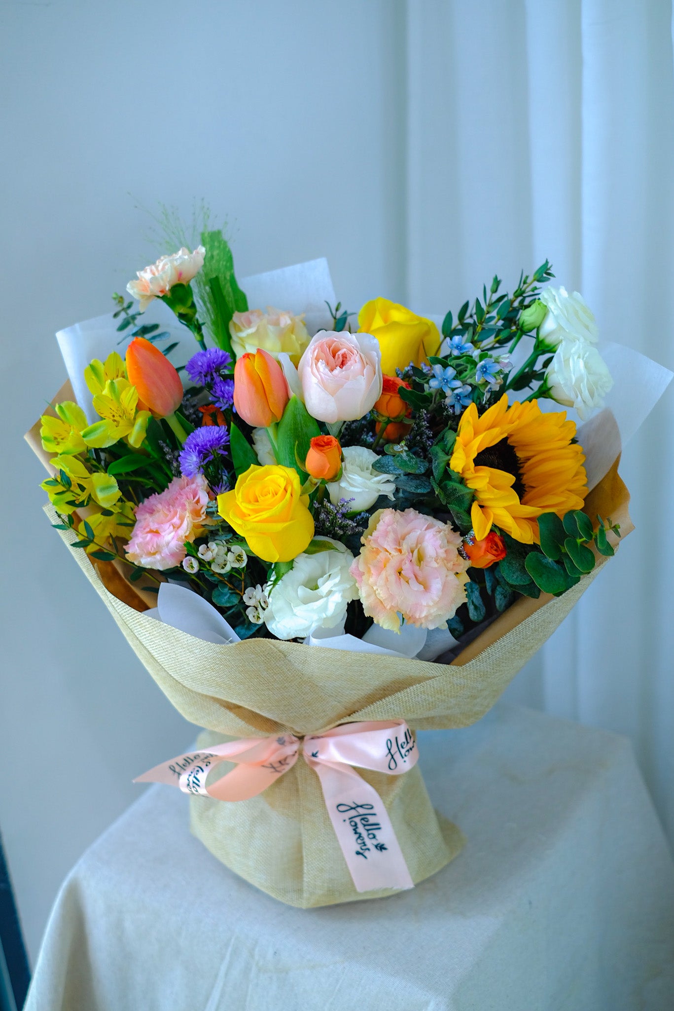 Sunshine Bouquet Hello Flowers! Singapore Crafted Bouquets Online