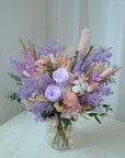 Poppy Jar - Purple Dried & Preserved Flower