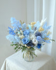 Audrey - Blue Dried & Preserved Flower in a Jar