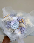 (2 days in advance) Celeste – Lilac & Dream Petite Preserved Flower Bouquet
