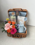 Flowers + Little Bud Baby Gift Basket