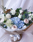 Serene Bouquet - Blues and White