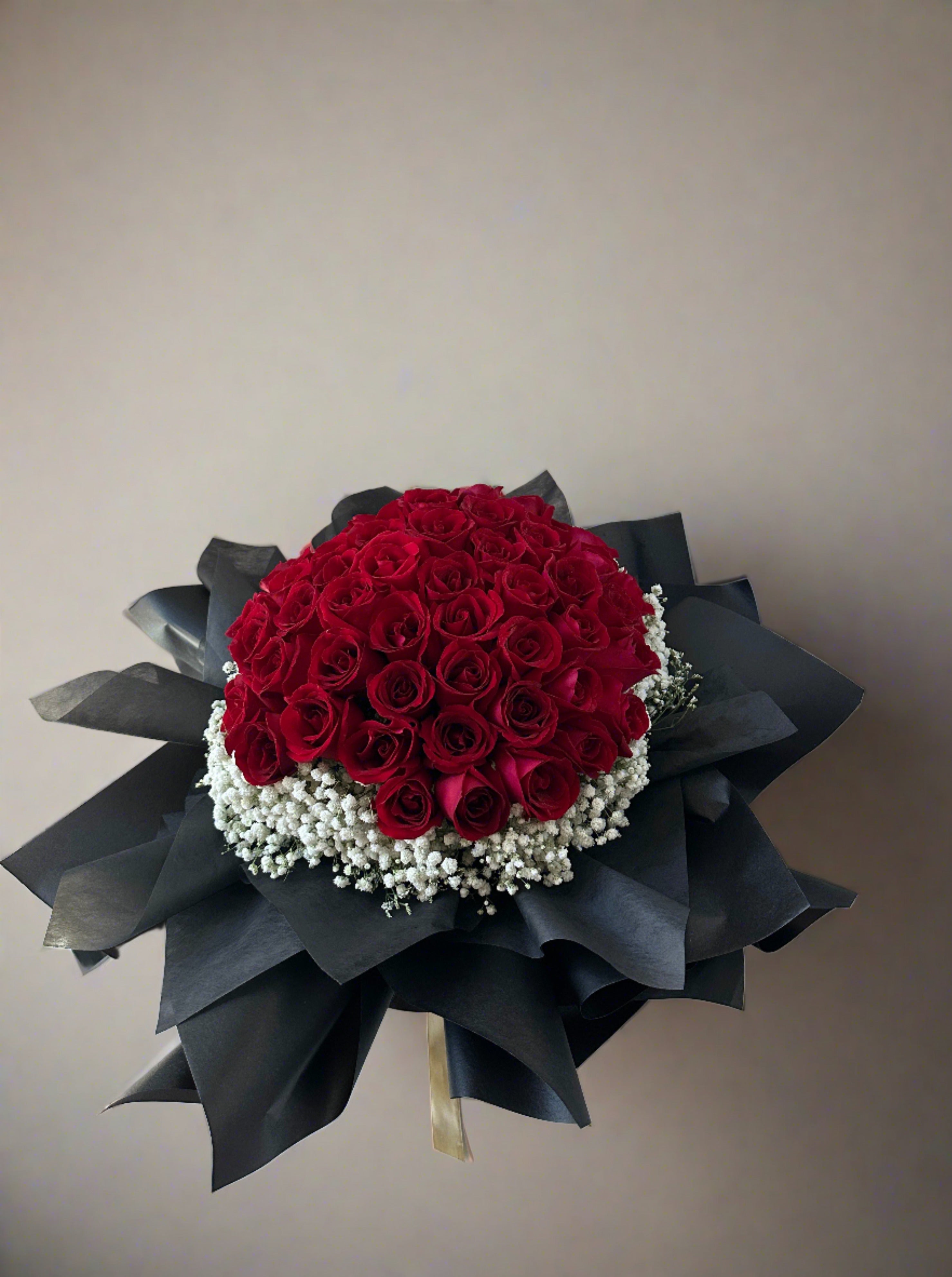 [4 days in advance] Love, Ava - Large Rose Bouquet (50/ 99/108 stalks)
