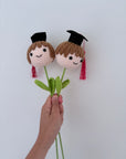 Add-Ons: Crochet Graduation Boy Bouquet Topper