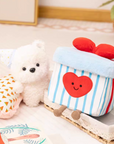 Add Ons: Cute Heart Shape Box with Dog Soft Toy