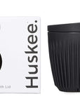 Add-Ons: 8oz Huskee Cup with Lid - Charcoal