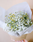 Cate - Baby's Breath & Tanacetum Bouquet