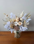 Clara Jar - Champagne and White Dried & Preserved Flower
