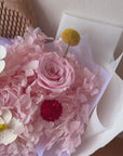 Peachy Hugs - Dried & Preserved Flower Bouquet