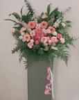 Warmest Wishes - Congratulatory Stand (Pink & Pastel)