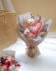 Preserved & Dried Bridal Style Bouquets - hello flowers