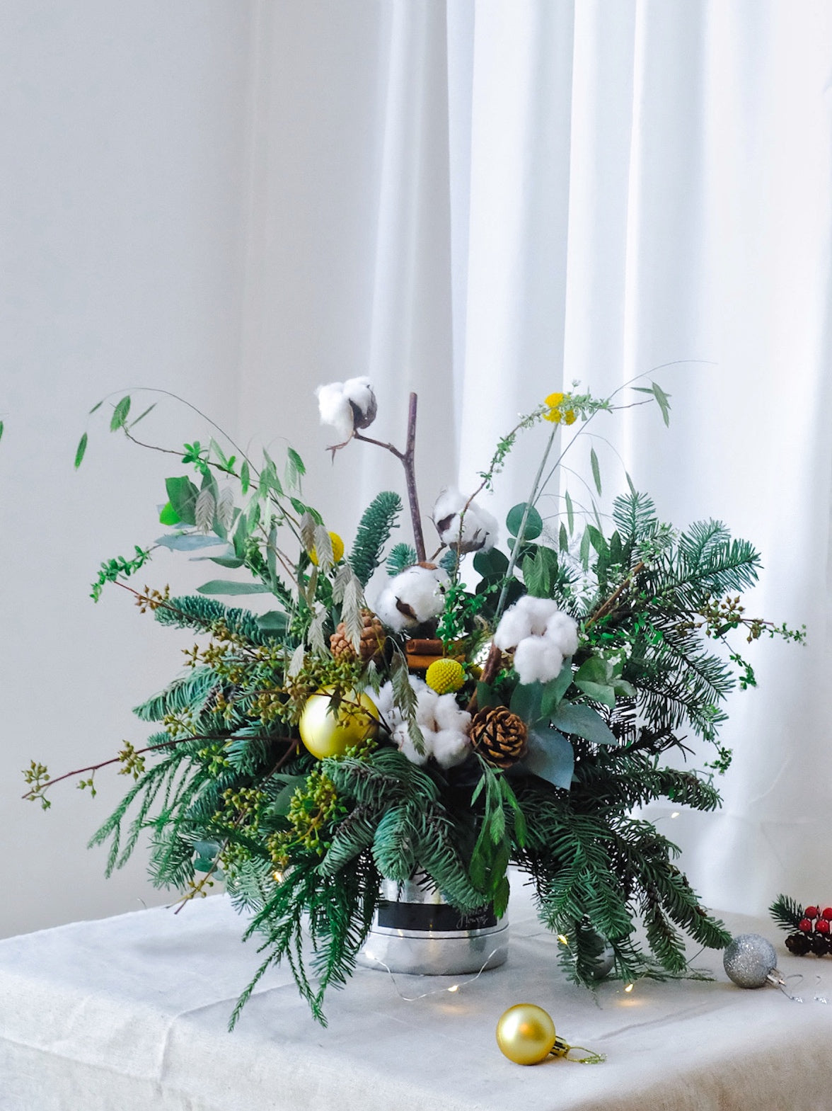 Christmas 24 // Enchanted Forest - Silver Box Arrangement
