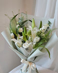 [2 days Advanced Order] Laura - White Lilies Bouquet