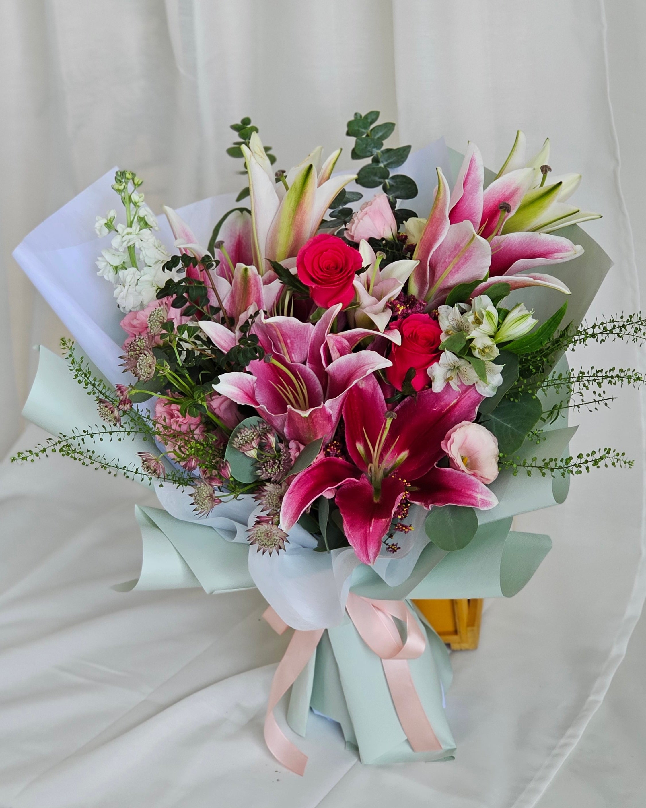 Lily Love - Pink Lilies Bouquet