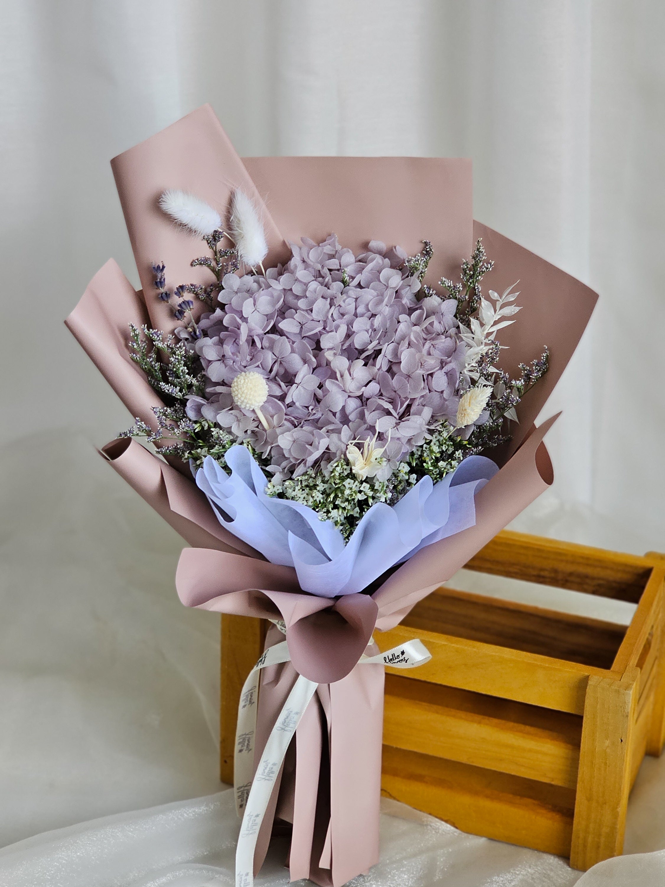 bouquet of Lilac Hydrangeas