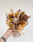 Christmas 23 // Solstice - Red, Yellow and Peach - Preserved and Dried Flowers Bouquet