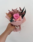 A Little Gesture of Love - Mini Preserved Bouquet with Carrier Box and Bag