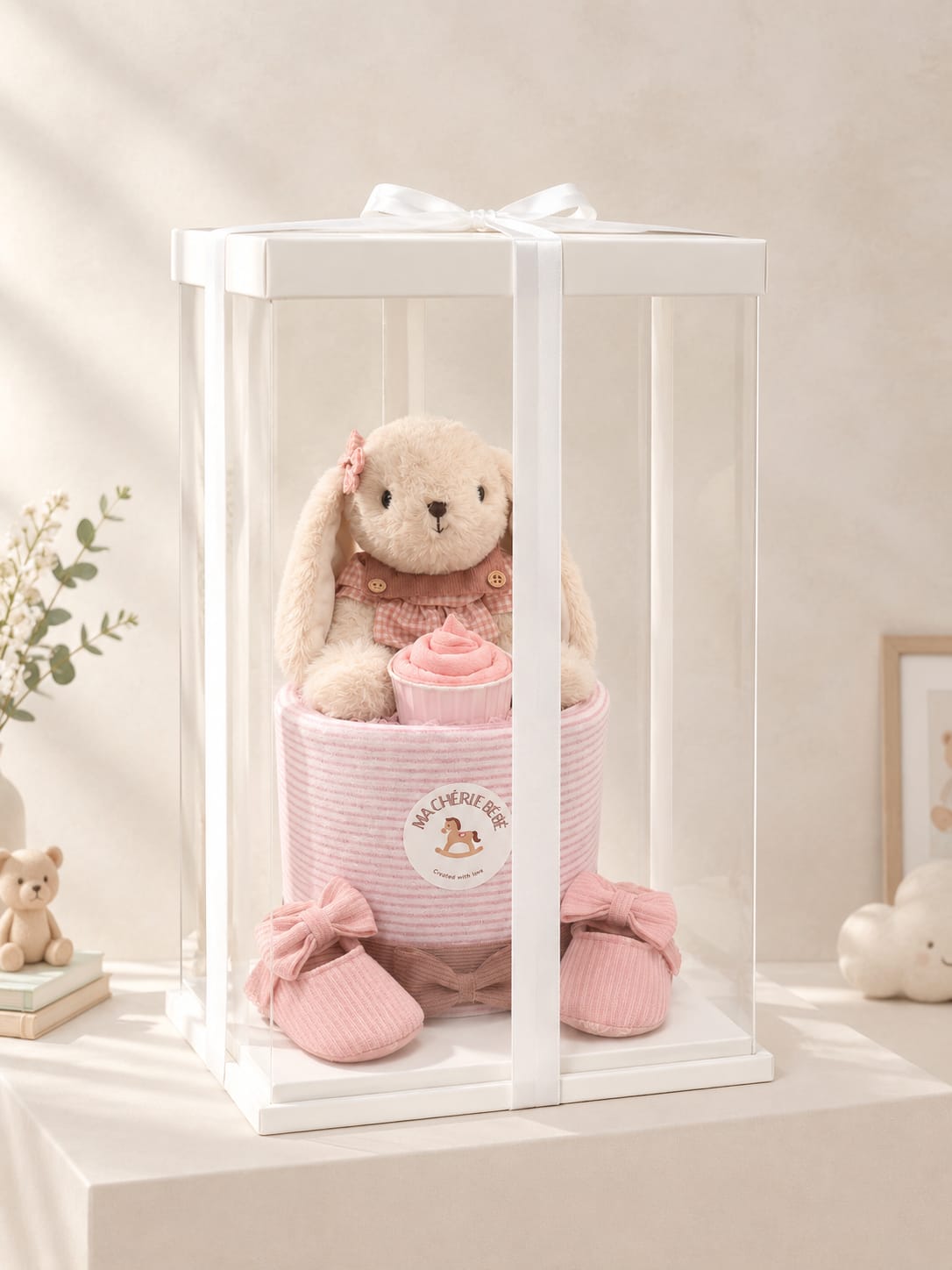 Little Love — Fresh Flowers &amp; Ma Chérie Bébé Diaper Cake