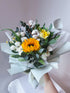 Summer sunflower bouquet hand-tied