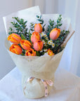 Thea - Tulips and Tanacetum Daisy Bouquet