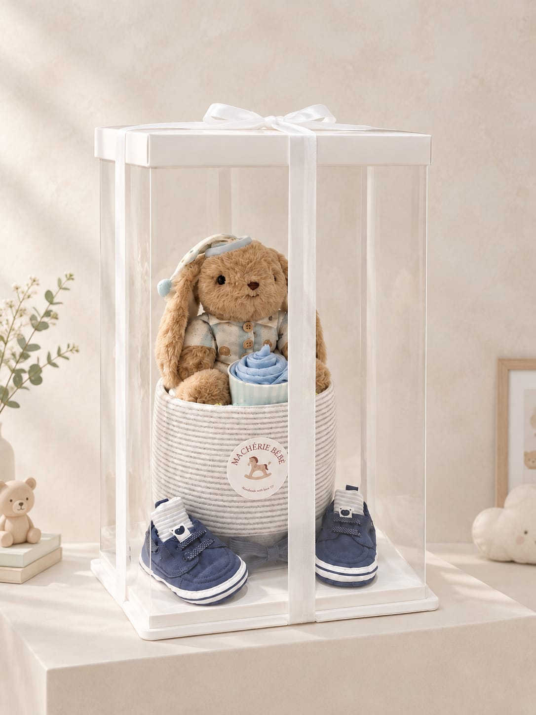 Little Love — Everlasting Flowers &amp; Ma Chérie Bébé Diaper Cake