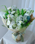 [2 days Advanced Order] Laura - White Lilies Bouquet