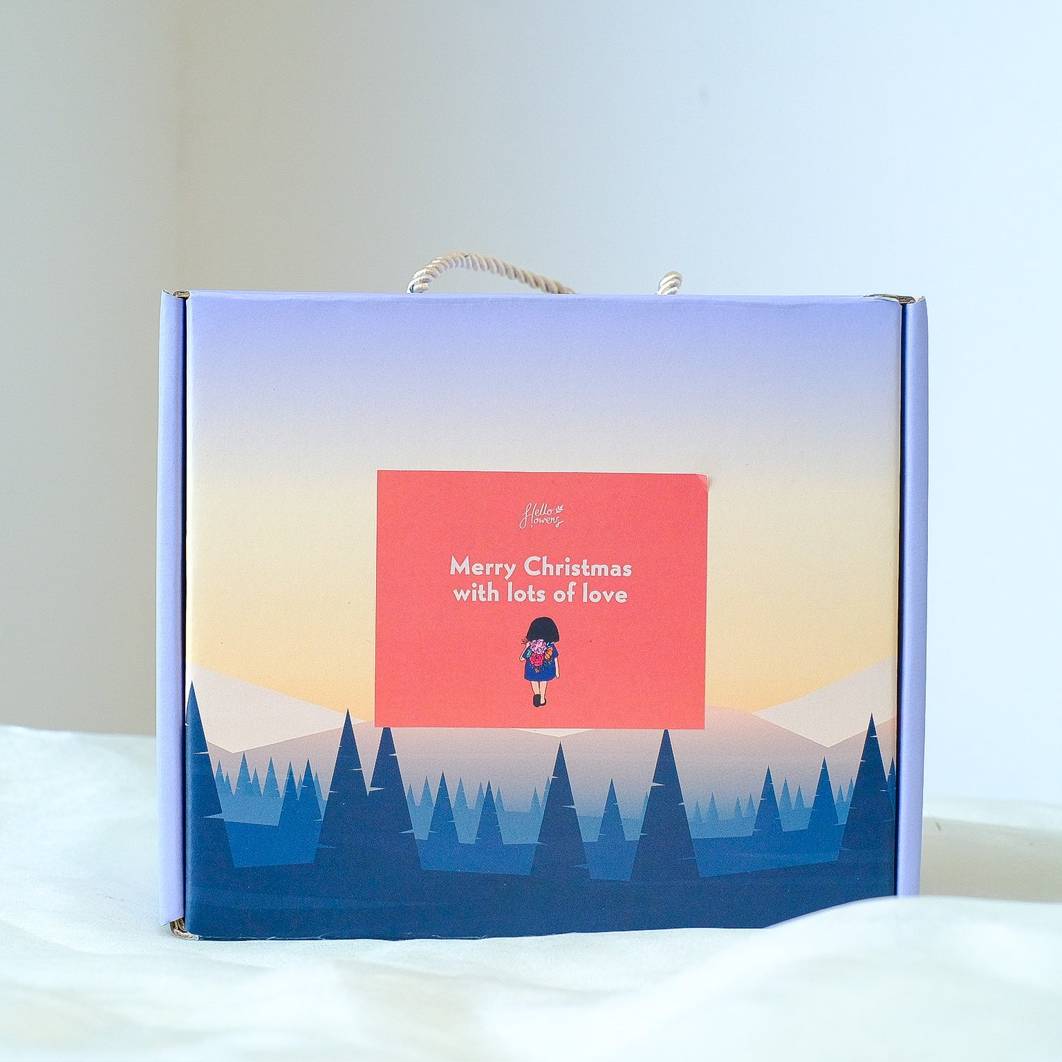 [2 days Advanced Order] Christmas 23 // Elves&#39; Delight - Chocolate, Candle &amp; Tea Christmas Gift Box Bundle