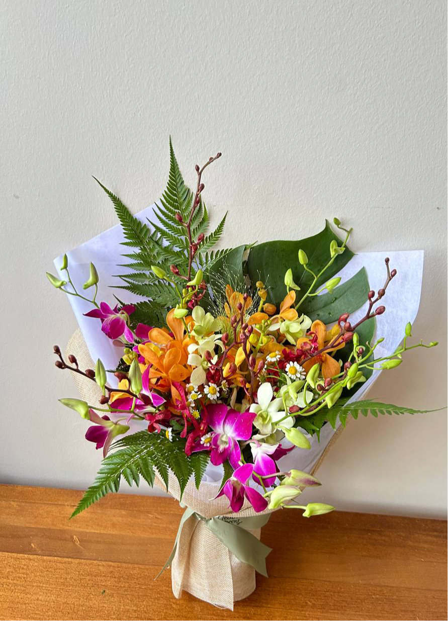 Tropical Orchids Arrangement (Bouquet/ Vase)