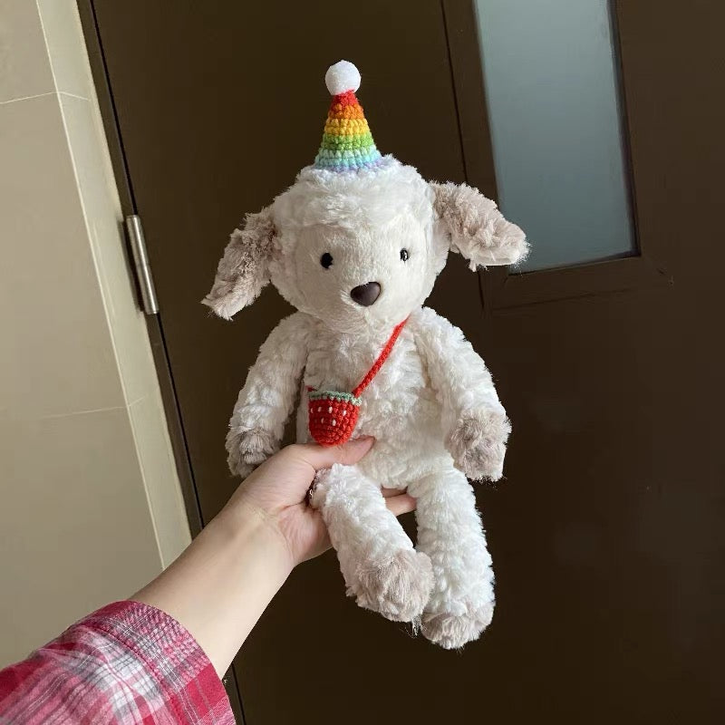 Add Ons: Cute Sheep with Birthday Hat and Strawberry Bag