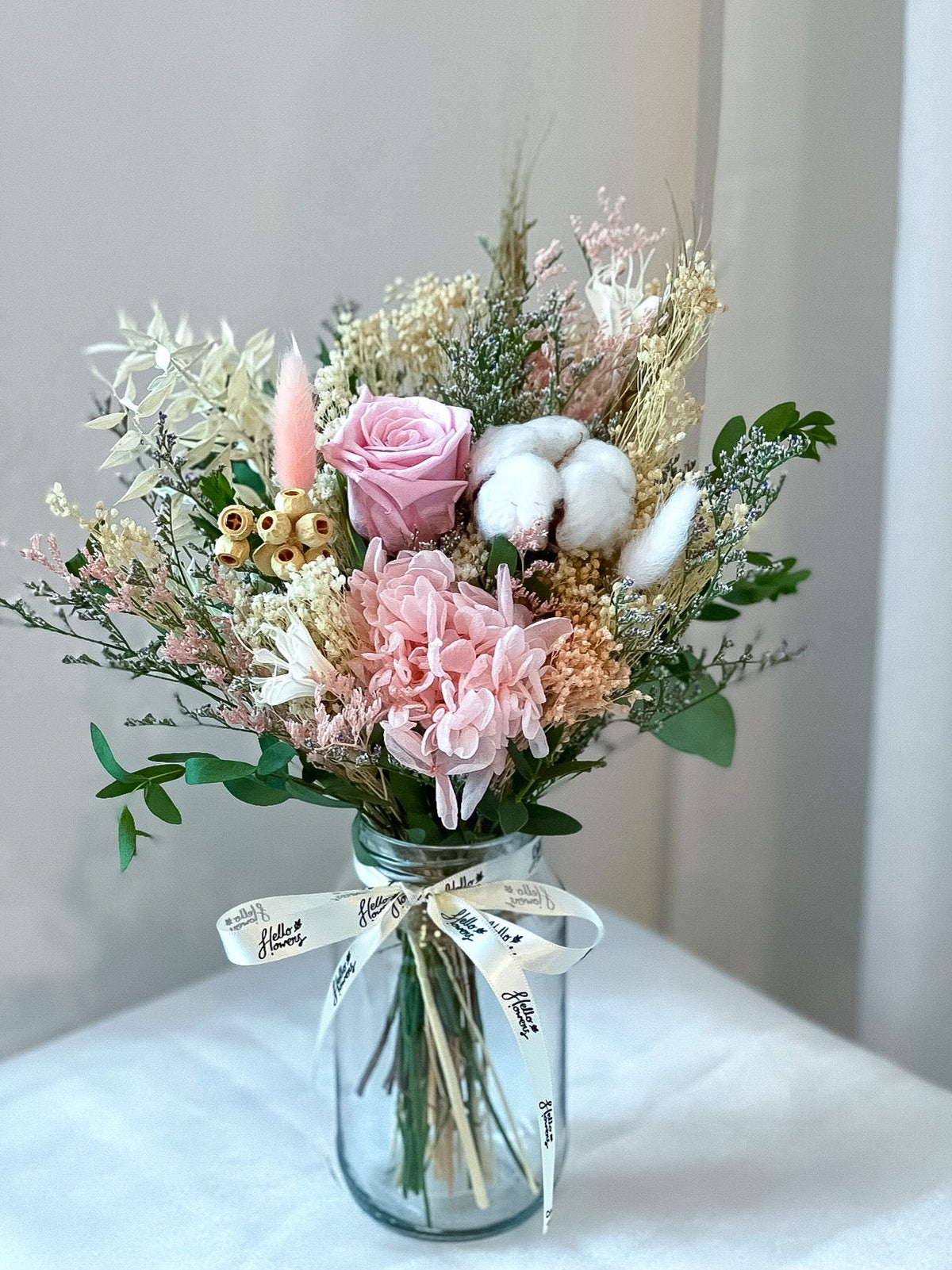 Edith Patisserie x Hello Flowers! Preserved Flower Jar Bundle