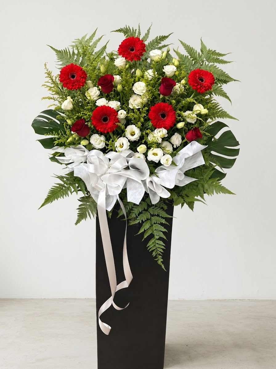 Graceful Farewell Condolence Stand