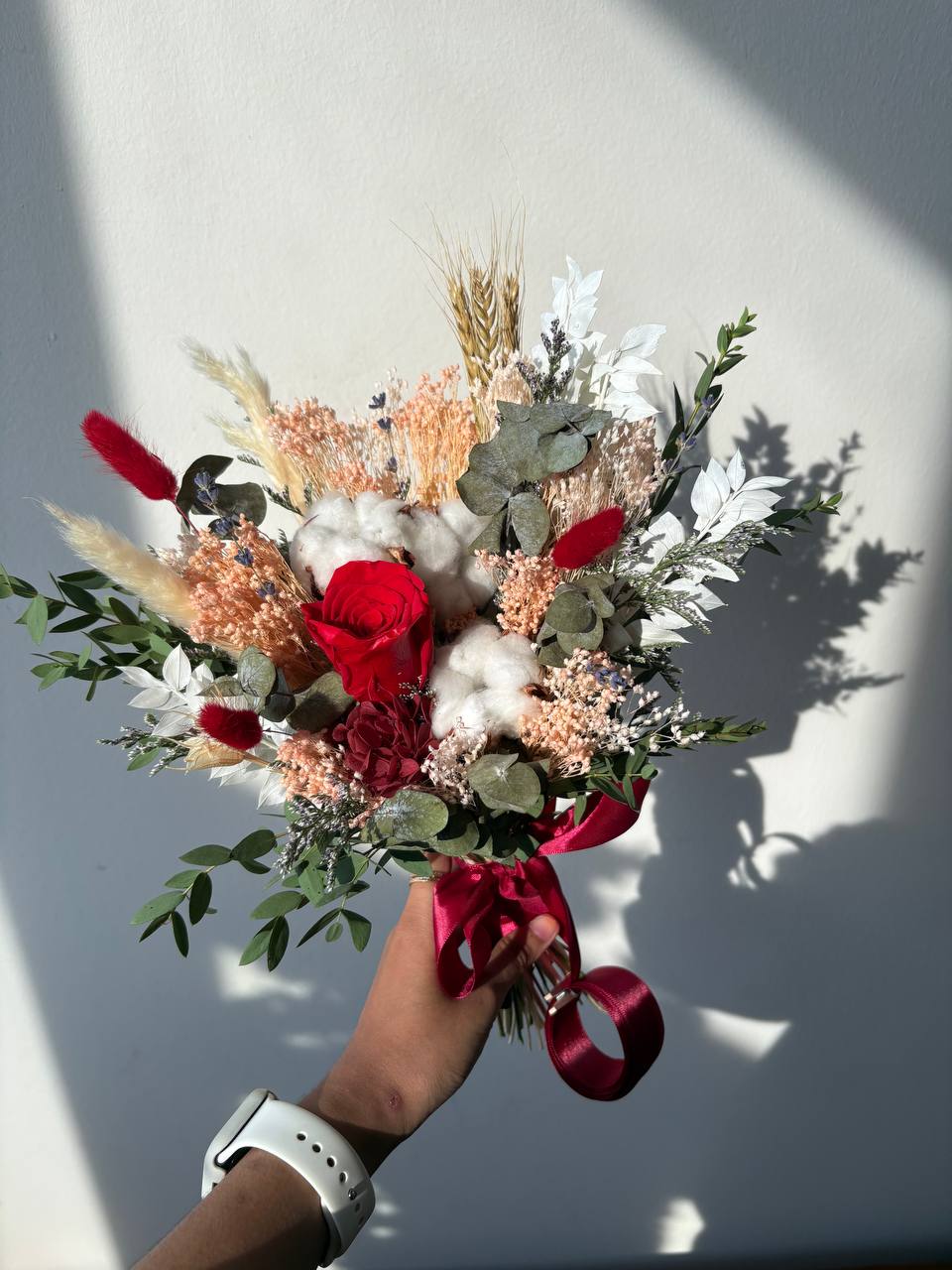 Preserved and Dried Bridal Bouquet
