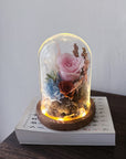 Preserved Flower Dome Workshop session at the Hello Flowers studio in Singapore