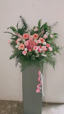 Warmest Wishes - Congratulatory Stand (Pink & Pastel)