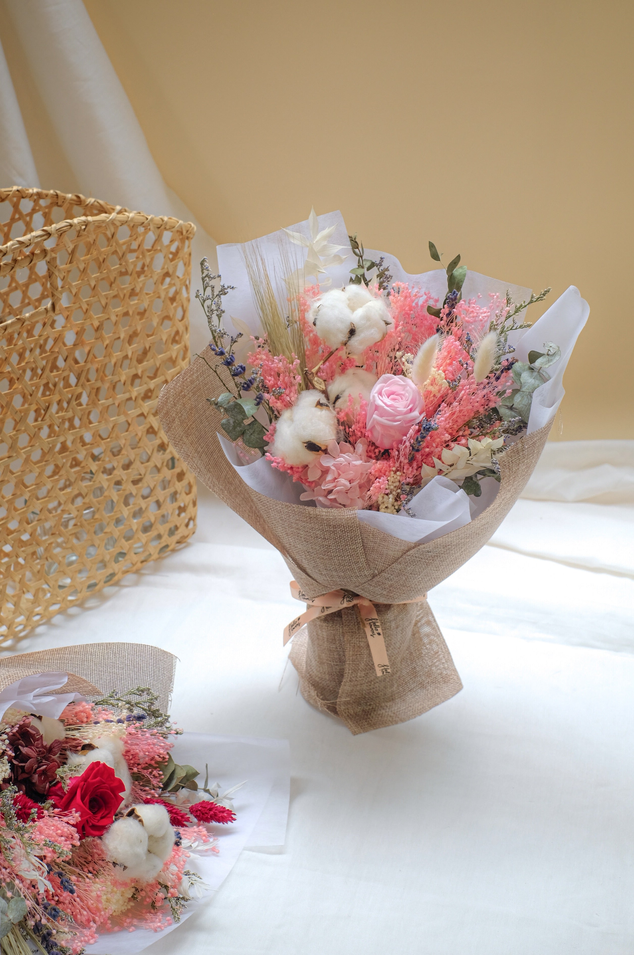 Preserved &amp; Dried Bridal Style Bouquets - hello flowers