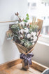 Cotton and Eucalyptus Bouquet