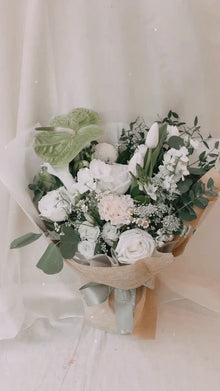 White and Green Bouquet