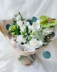 Angelina - White and Green Bouquet