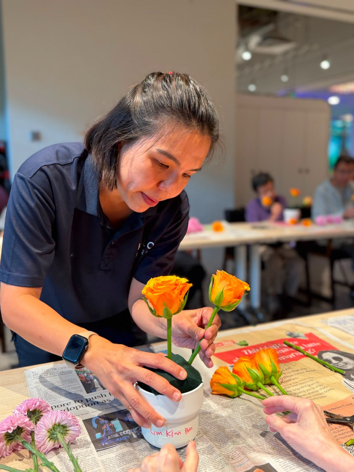 Hello Flowers social enterprise work